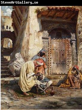 unknow artist Arab or Arabic people and life. Orientalism oil paintings 444